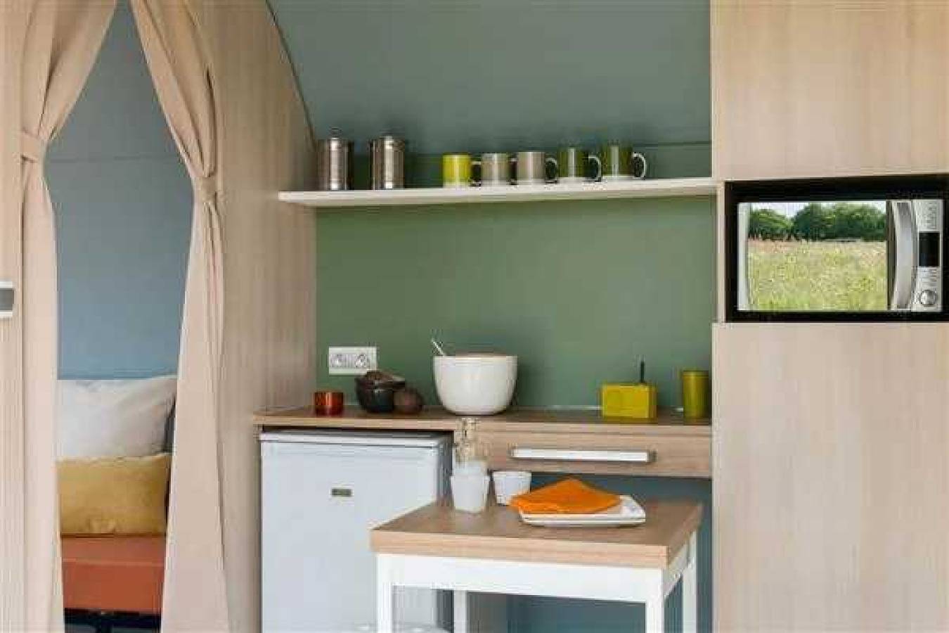 Zecamping 4* familial piscine chauffée mobil-home 18m2 in Salles-Curan, Pareloup-See