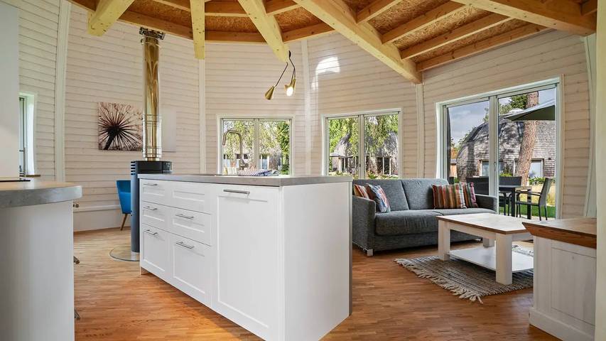 Ferienhaus für 6 Personen, mit Garten und Terrasse sowie Sauna in Penzlin - 4