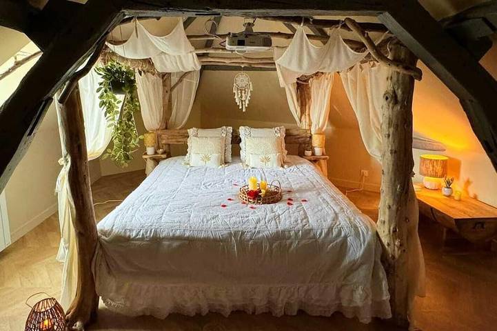 Ganze Wohnung, Exotic suite with cinema, private spa & Savannah decor 🐾🌿, Enjoy your life in Amiens, Amiens und Umgebung