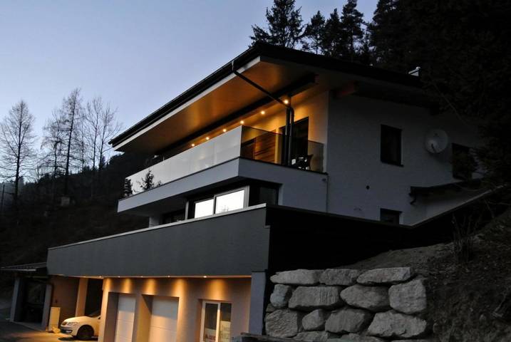 Ferienwohnung für 5 Personen, mit Balkon und Terrasse sowie Ausblick