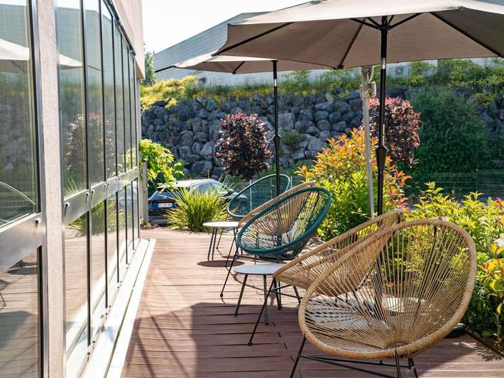 Hôtel pour 2 personnes, avec terrasse et vue, animaux acceptés à Guéret - 2