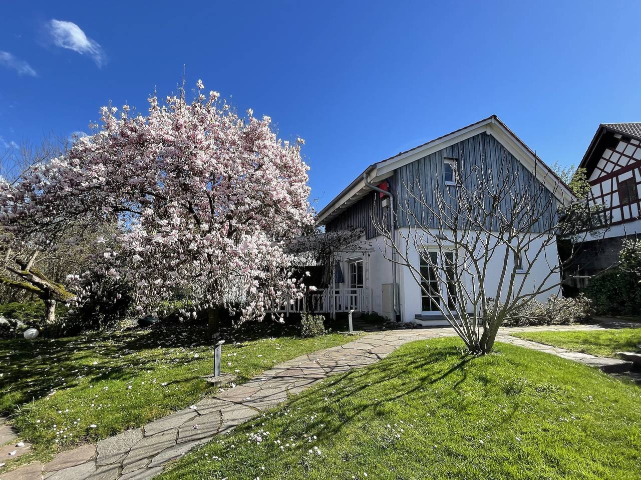 Ferienhaus am Alten Stiftshof - Ferienhaus, 80 qm, 2 Schlafzimmer, 1 Wohnzimmer, Terrasse, max. 4 Personen in Überlingen, Region Bodensee-Oberschwaben