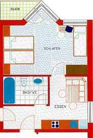 Ferienwohnung für 2 Personen, mit Balkon und Sauna in Sölden (Österreich) - 2