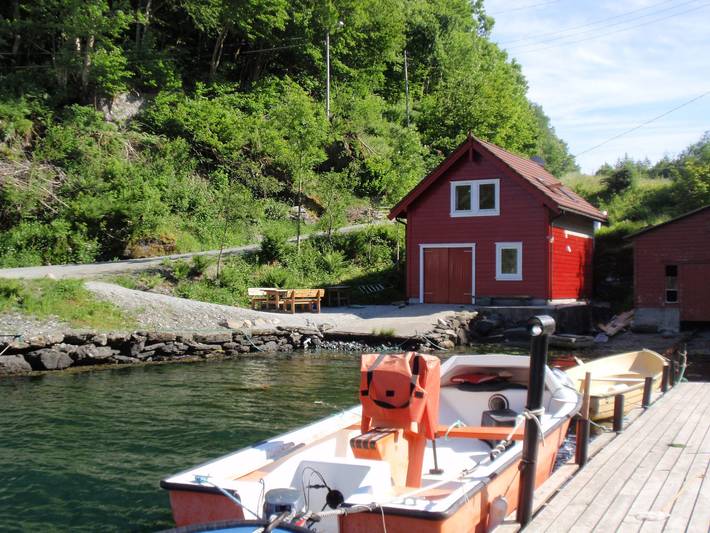 Ferienhaus für 4 Personen, mit Terrasse und Garten in Hardangerfjord