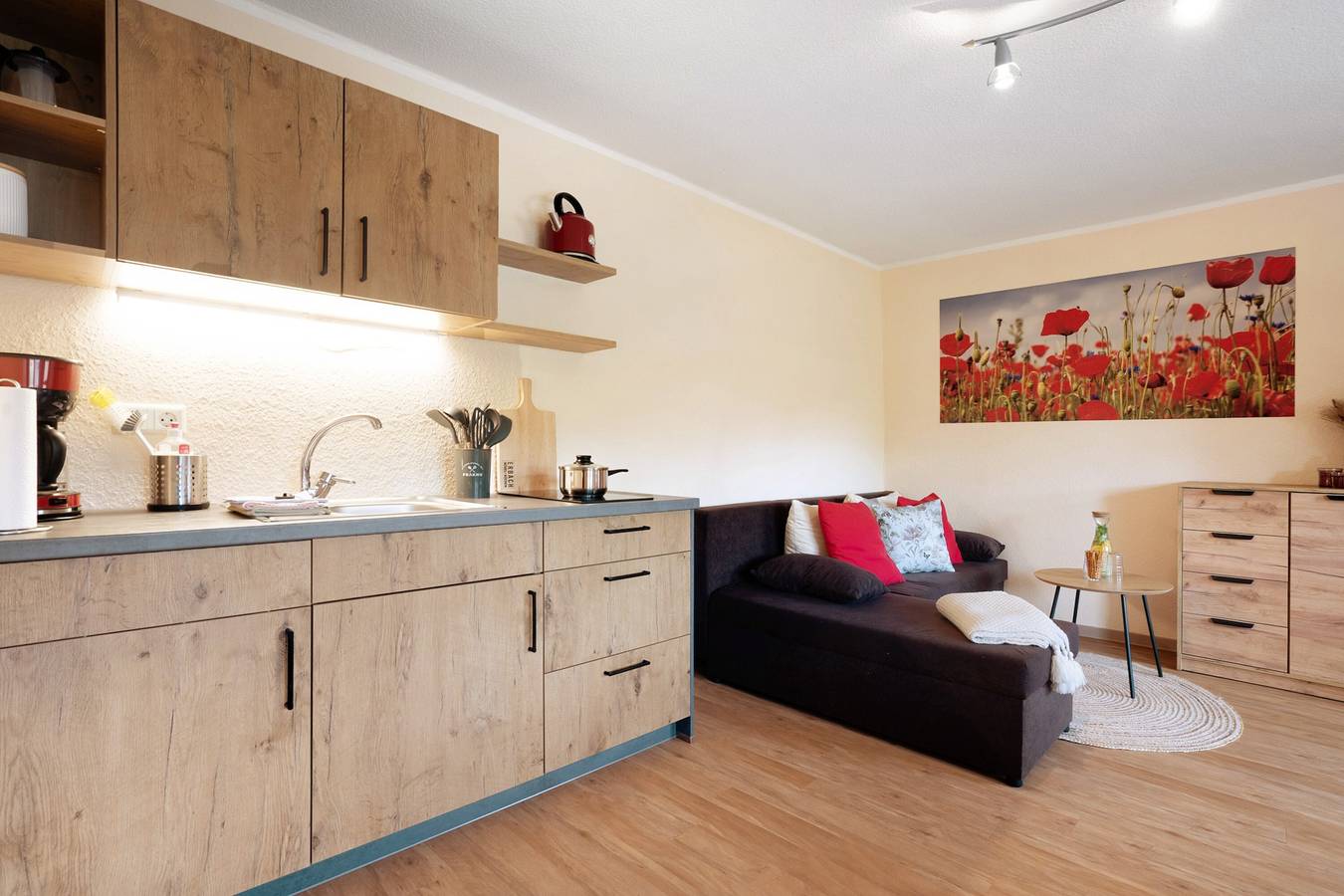 Ganze Wohnung, Ferienwohnung 'Mohnblüte' mit Gemeinschaftsgarten, Balkon und Wlan in Schmogrow, Schmogrow-Fehrow