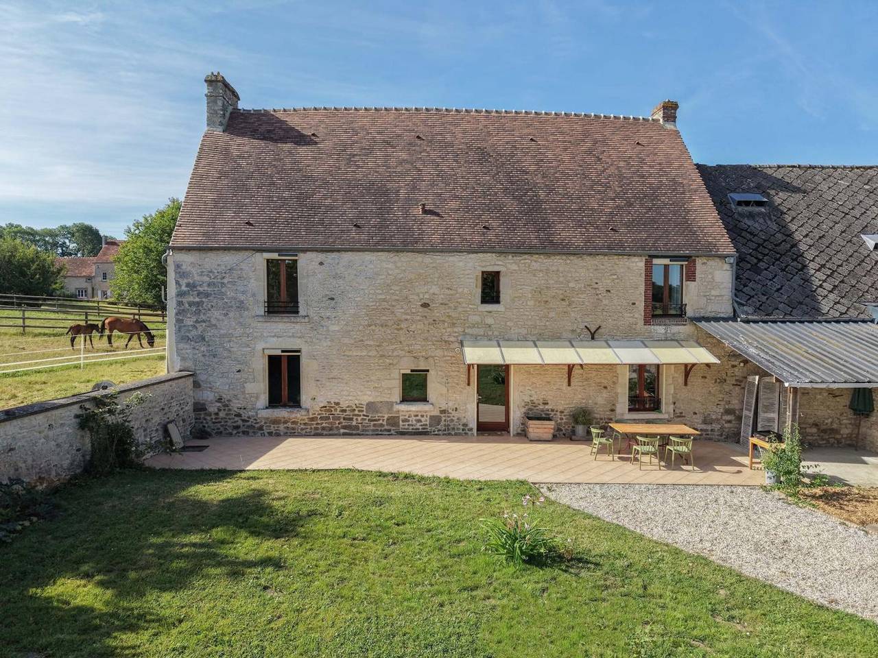 Charmantes Haus auf einem Gestüt - 7 Pers. in Joué-du-Plain, Argentan und Umgebung