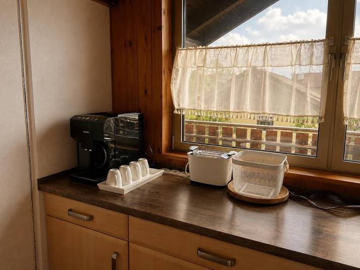 Ferienwohnung für 6 Personen, mit Balkon und Terrasse sowie Ausblick in Vogt - 2