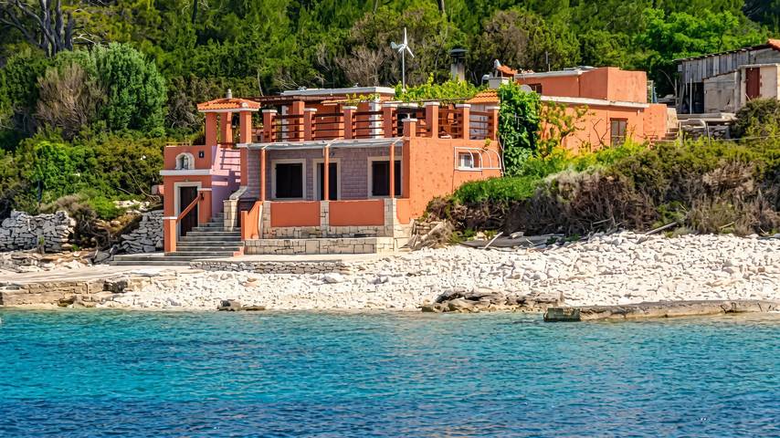 Ferienhaus für 6 Personen, mit Terrasse in Vela Luka