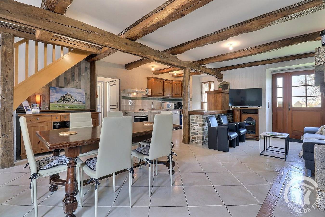 Gîte für 8 Personen mit Sauna in Saint-Georges-de-Gréhaigne, Saint-Malo und Umgebung