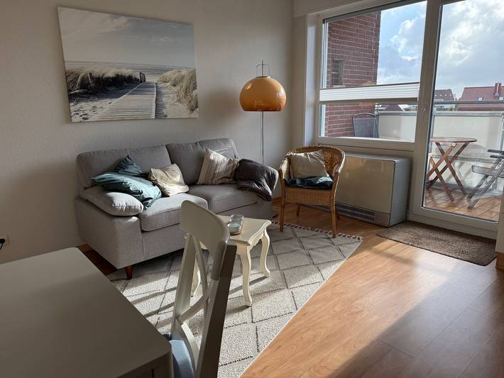 Ferienwohnung für 3 Personen, mit Balkon auf Langeoog