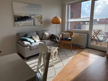 Ferienwohnung für 3 Personen, mit Balkon auf Langeoog