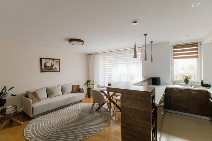 Apartament wakacyjny dla 6 osób, z balkon, zwierzęta dozwolone w Siemiatycze