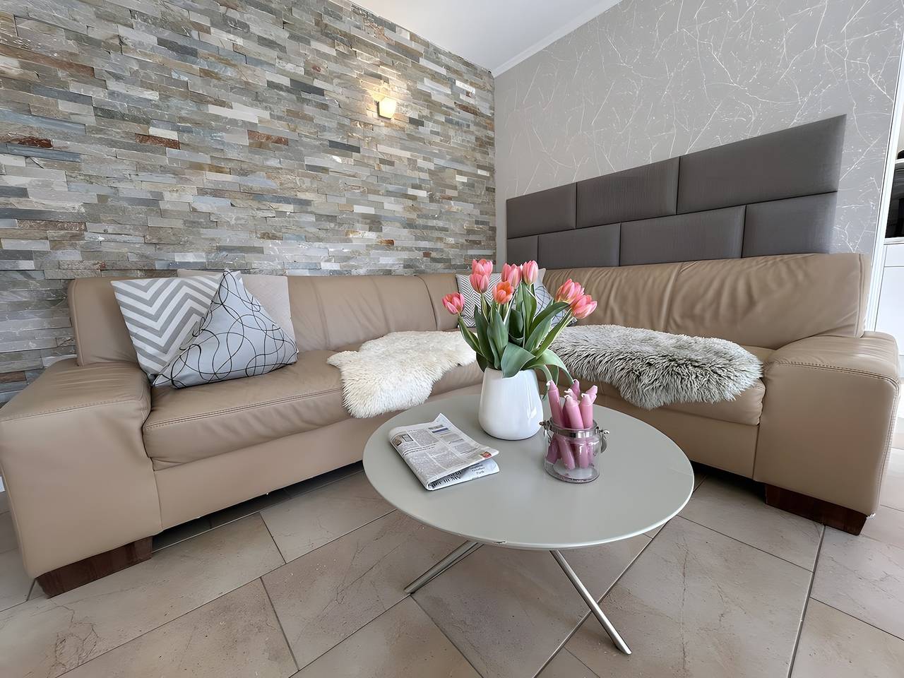 Ganze Wohnung, Ferienwohnung ,Ferienwohnungen Meerblick' -mit privater Terrasse, Garten & Wlan in Bastorf, Neubukow-Salzhaff