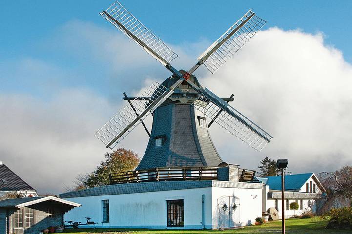 Mühle für 4 Personen, mit Terrasse und Garten in Schleswig-Holstein