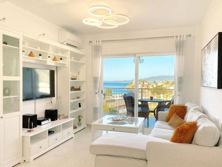 Vakantiewoning voor 4 personen, with Balkon and Zwembad as well as Uitzicht op het meer in Mazarrón