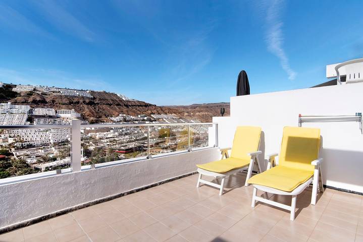 Ganze Wohnung, Ferienwohnung 'Penthouse in Puerto Rico' mit Klimaanlage in Puerto Rico (Gran Canaria), Mogán