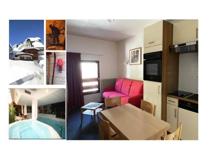 Chalet pour 4 personnes, avec piscine, adapté aux familles dans Gourette