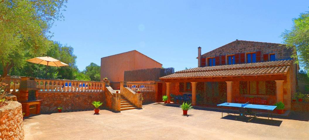 Ruhiges Landhaus Can Guillem mit Pool, Terrasse, Wlan und Klimaanlage in Campos, Mallorca Süden