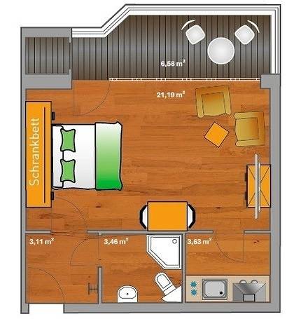 Ganze Ferienwohnung, Ancora Marina Haus 2 Nr. 02, Typ 2 in Hundestrand / Naturstrand, Neustadt in Holstein