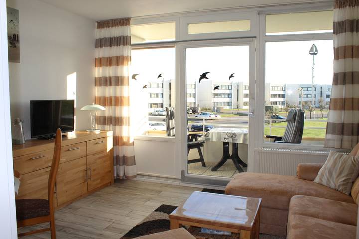 Ferienwohnung für 3 Personen, mit Balkon in Burgtiefe
