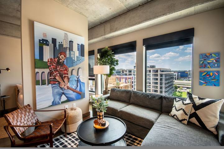 Vacation rental for 3 people, with terrace in Minneapolis