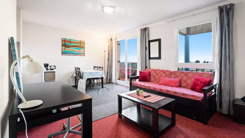 Appartement de vacances pour 4 personnes, avec piscine et balcon à Grasse