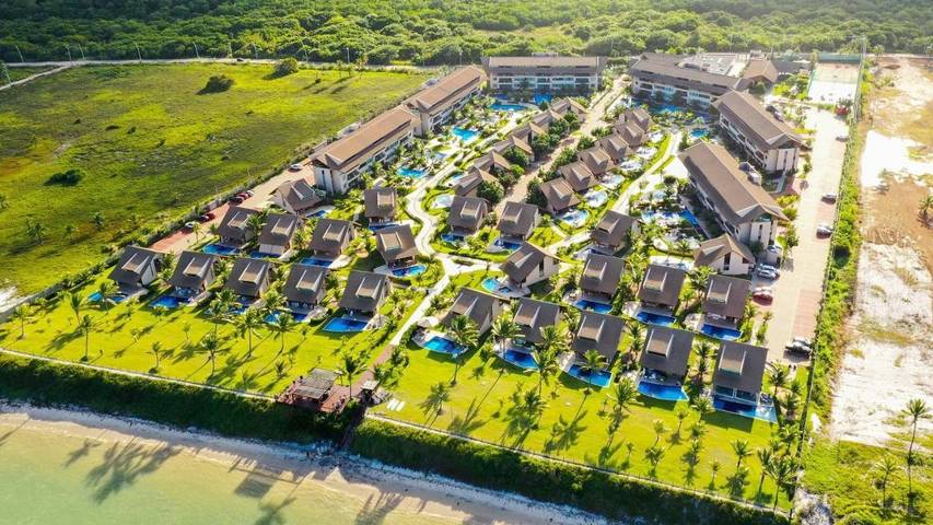 Chalet para 8 personas, con piscina además de jardín y vistas en Brasil