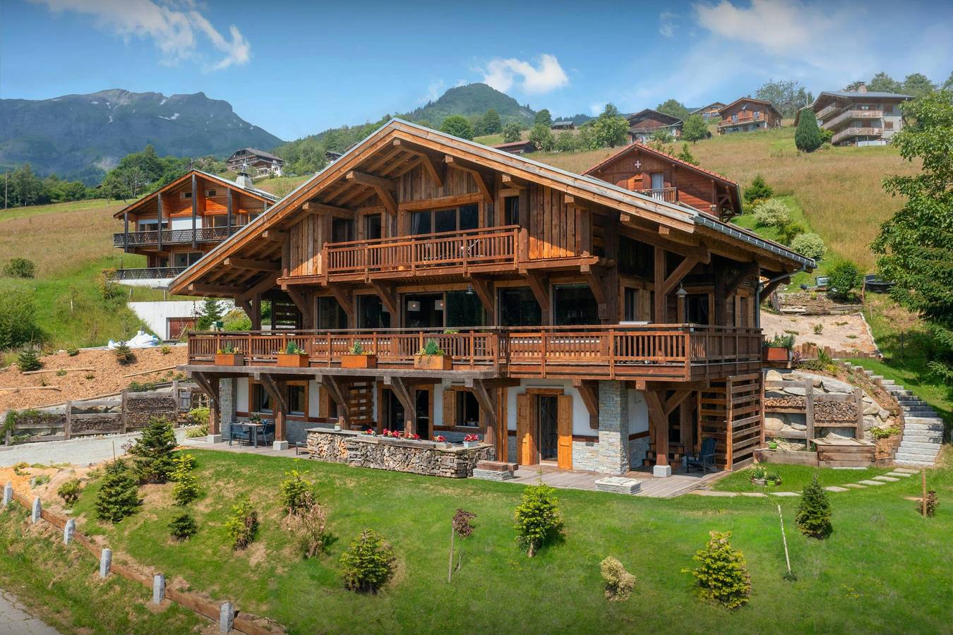 Chalet für 12 Personen mit Balkon in Cordon, Pays du Mont-Blanc