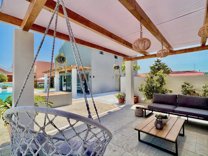 Villa Cielo with private pool in Canal D'Amour in Sidari, Corfu