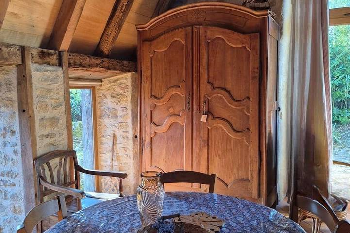 Gîte pour 4 personnes, avec jardin à Saint-Michel-Loubéjou