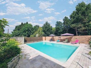 Maison d’hôte pour 2 personnes, avec jardin et piscine à Bruniquel