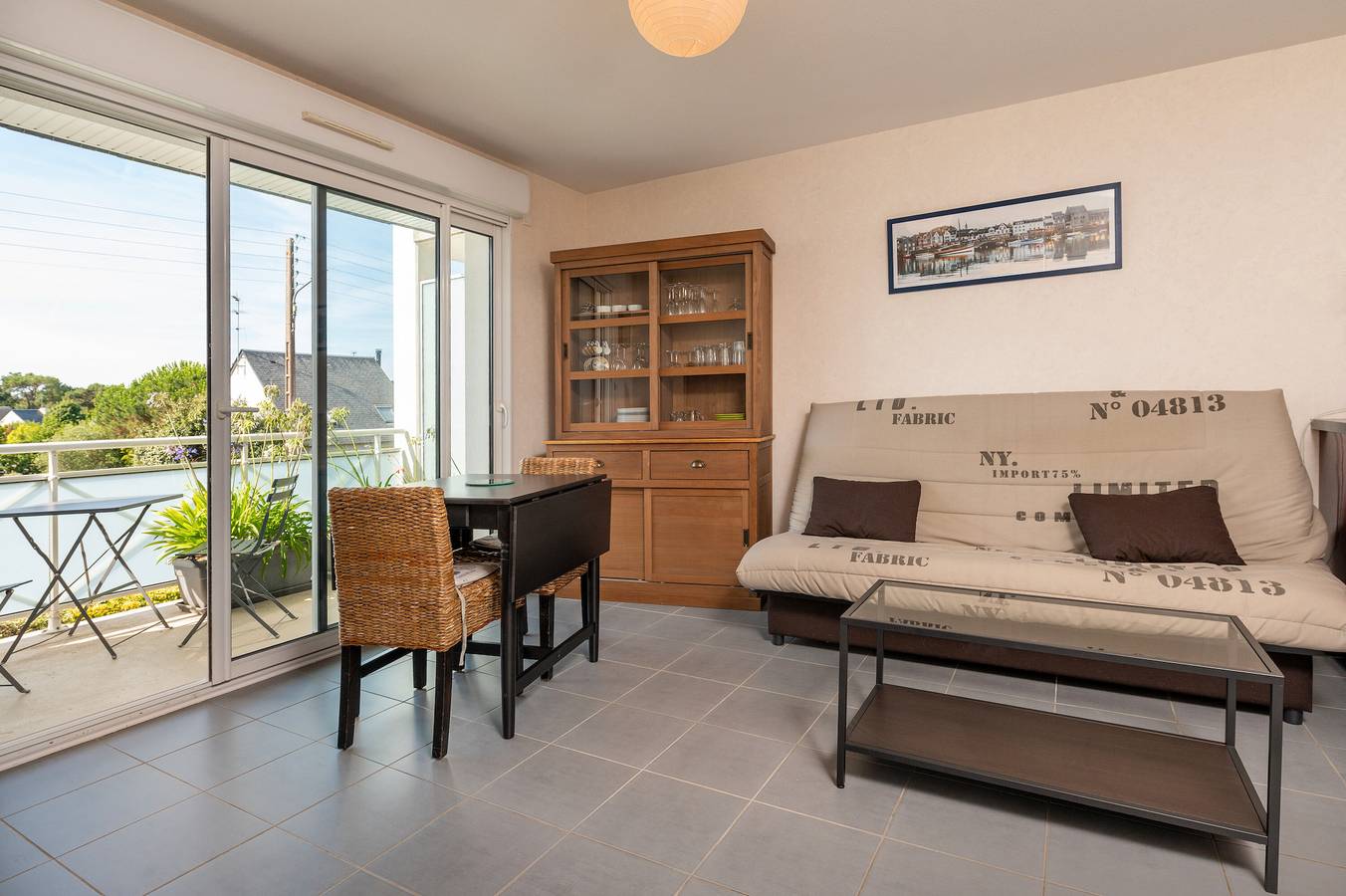 Apartamento entero, Apartamento 'Résidence Mer Et Pins' con Terraza Privada y Balcón in Saint-Philibert, Côte des Mégalithes