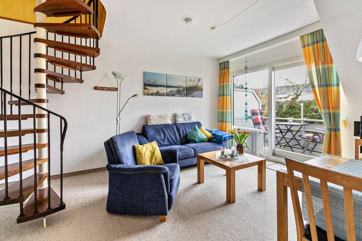 Ganze Wohnung, Ferienwohnung 'Utspann' mit Balkon und Wlan in St. Peter-Ording, Eiderstedt