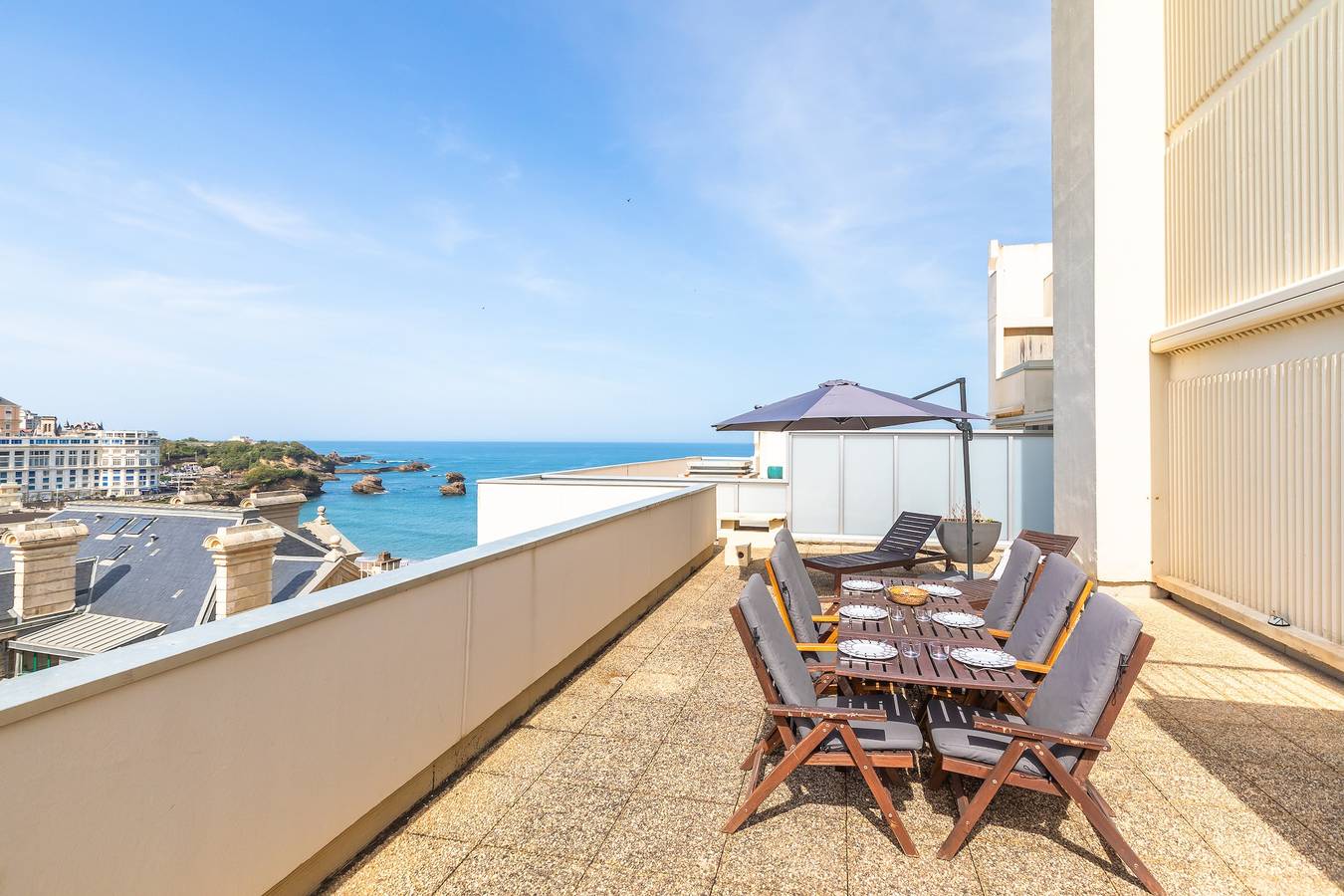 Hel leilighet, Grazia - Vue mer, piscine, centre ville in Biarritz, Bayonneregionen