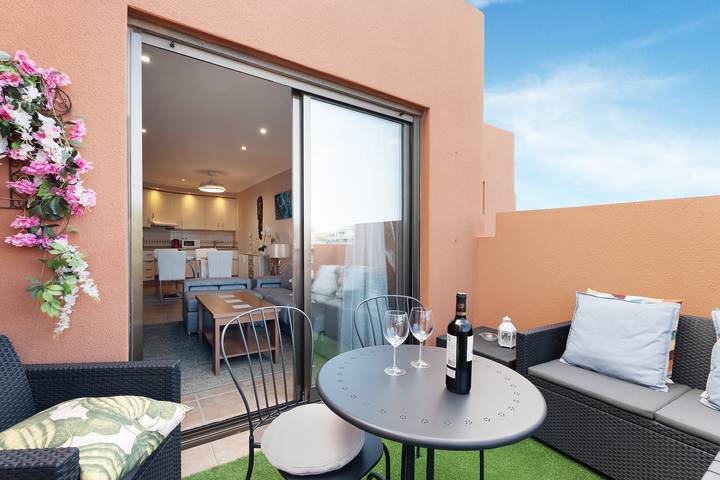 Hel lejlighed, Ferielejlighed for 3 personer med børnepool in La Tejita, Granadilla de Abona