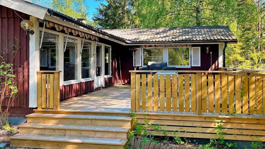 Vakantiehuis voor 6 personen, met terras in Zweden