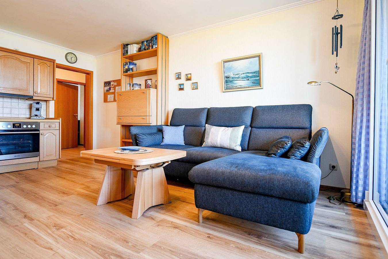 Apartamento entero, Hz06 – Logenplatz mit Meerblick: 3-Raum-Ferienwohnung direkt am Strand in Sahlenburg Strand, Cuxhaven
