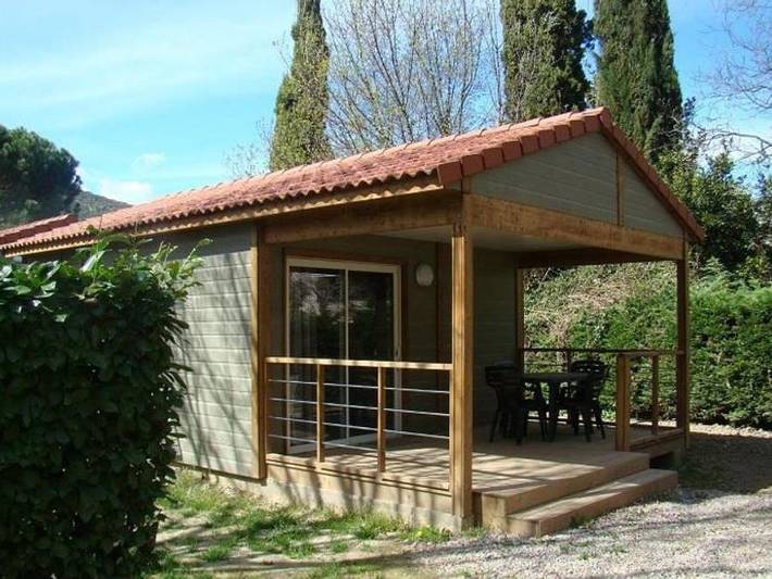 Camping Portes de Canigou - Chalet 4 persons - chalet comfort 2 bedrooms - Clim - Tv - Plancha in Prades, Prades region