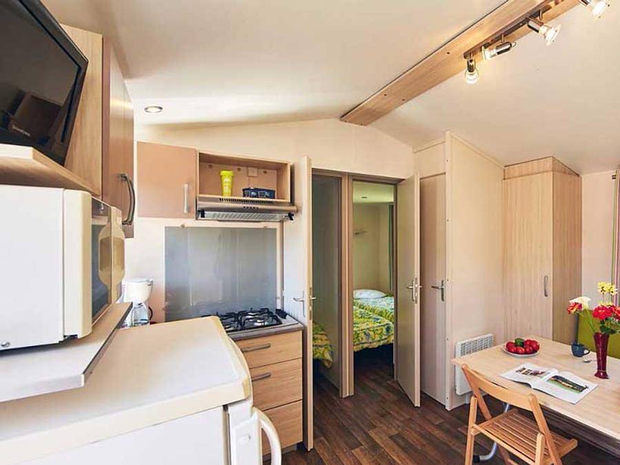 Flower Camping La Blanche Hermine - Mobilheim 7 personen - Carnac Komfort in Noyal-Muzillac, Côte des Mégalithes