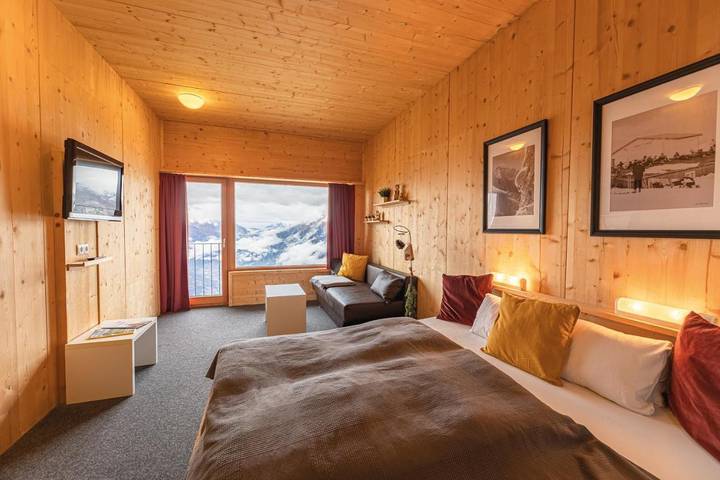 Ferienhaus für 4 Personen, mit Terrasse und Garten sowie Ausblick