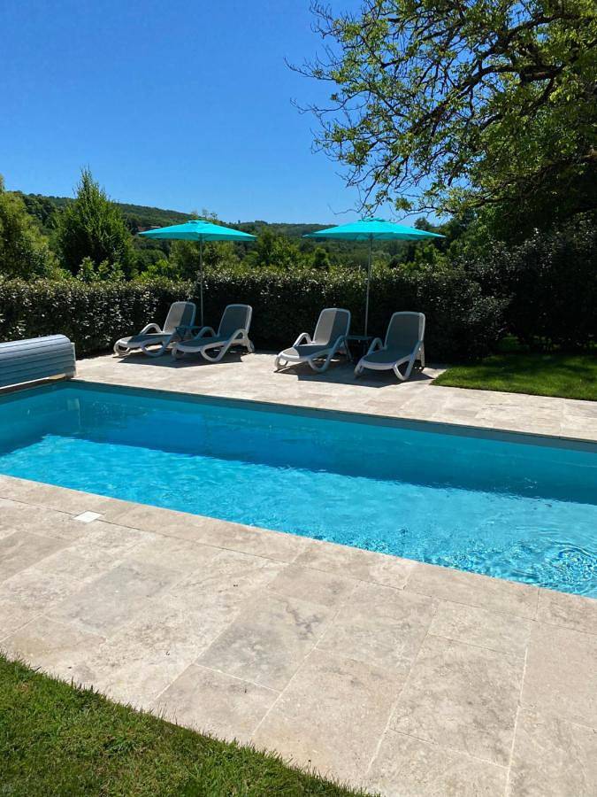 Location de vacances pour 2 personnes, avec jardin et terrasse ainsi que piscine et vue à Saint-André-d'Allas - 2