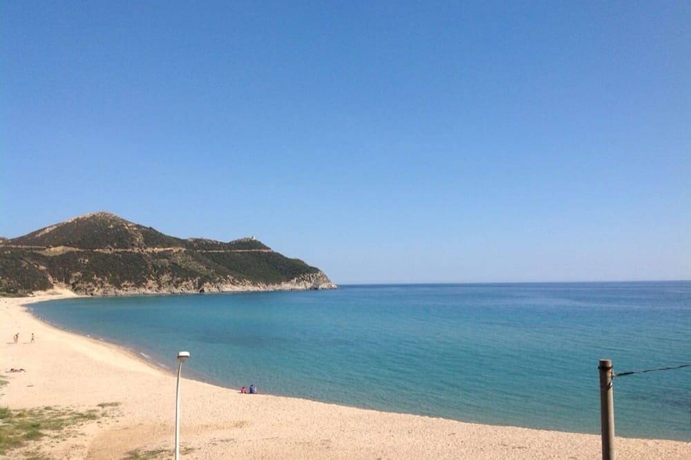 Front row on the beach 🏖 in Solanas, Comune di Sinnai