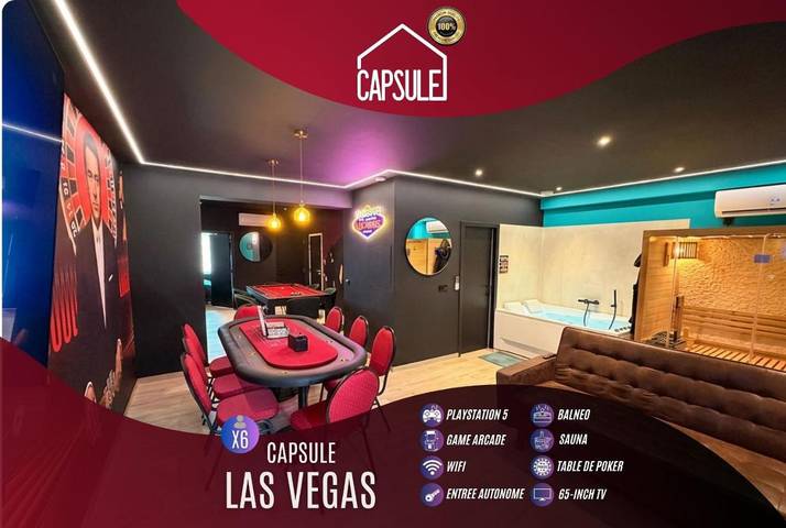 Appartement de vacances pour 6 personnes, avec sauna ainsi que jardin et jacuzzi