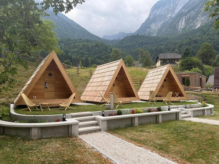 Chalet per 2 persone, con panorama in Alpi Giulie