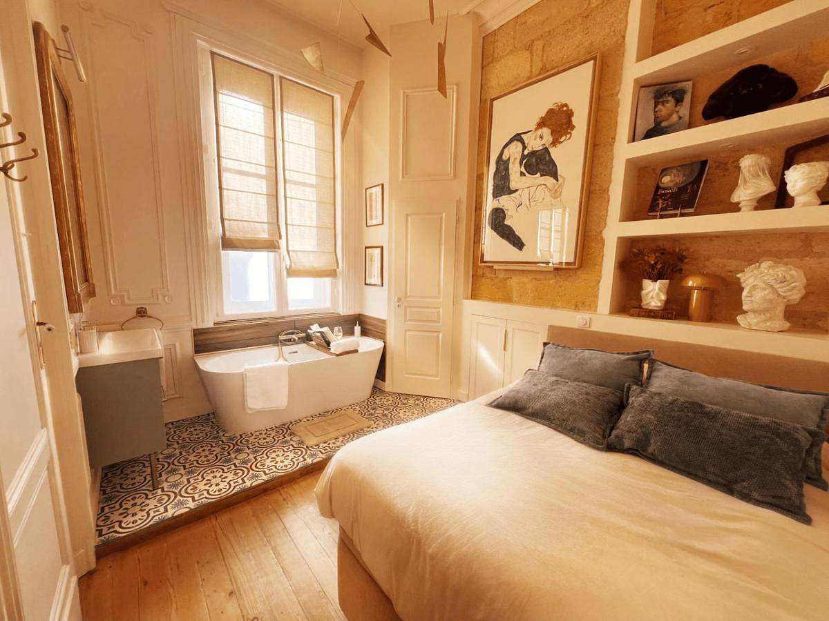 Chambre Haussmannienne in Burdeos, Región de Burdeos