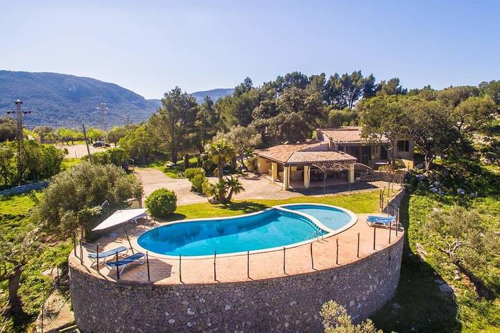 Finca mit Pool für 4 Personen, mit Terrasse in Valldemossa