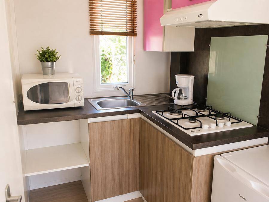 Camping Sites et Paysages - Camping de la Baie - Mobilhome 2 personas - Privilège 1 habitación - Terraza descubierta - 21 m2 in Pendé, Región de Abbeville