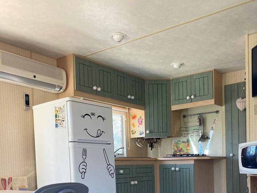 Camping maeva Escapades l'Emeraude du Verdon - Mobilheim 4 personen - Cottage Retro 3 Zimmer 4 Personen Klimatisiert + Tv in Aups, Brignoles Region