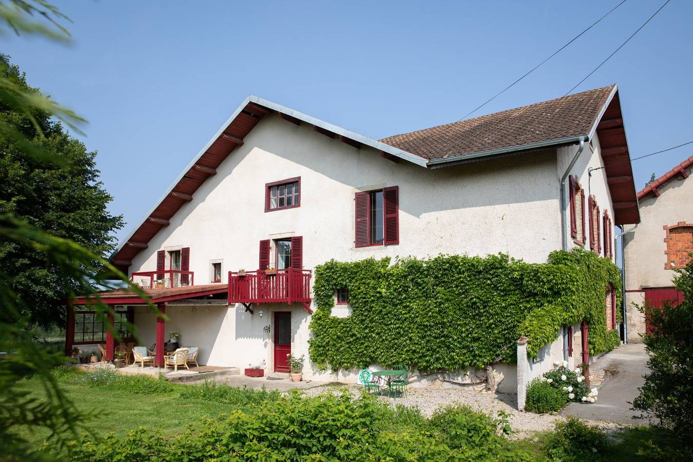 Maison d'hôtes et Spa La Comtoiserie, Portes du Jura - Chambre Gentiane in Nancray, Jura Francais