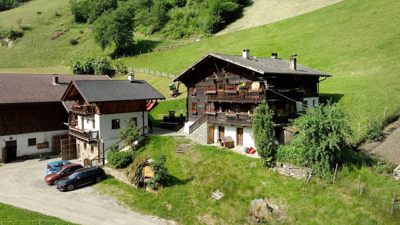 Ganze Wohnung, Ferienwohnung 'Ausser Brugghof Heidi' mit Bergblick, Gemeinschaftsgarten und Wlan in Katharinaberg, Schnals